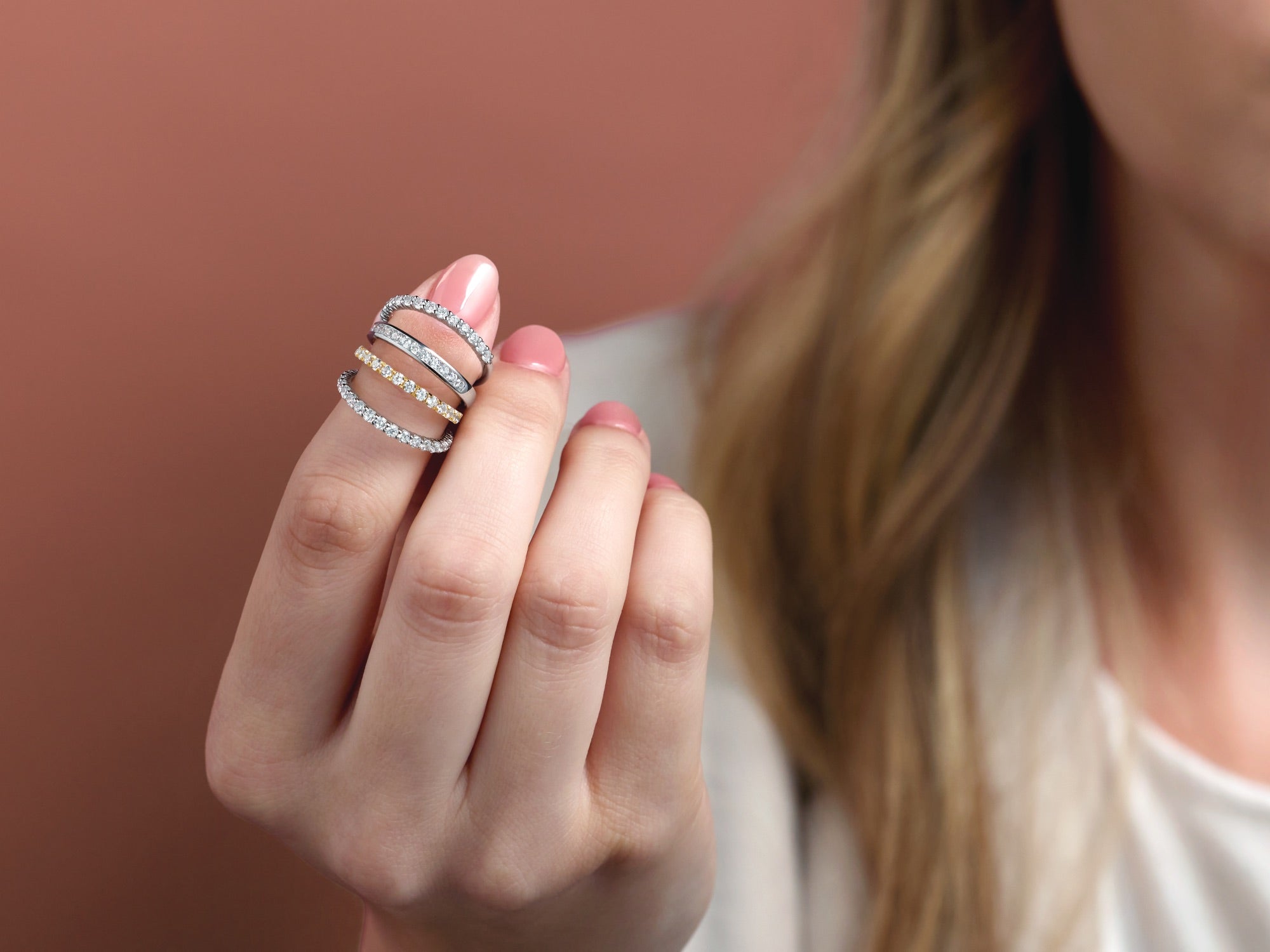 Rings collection at Lu’Ro Jewelers featuring elegant statement pieces and timeless designs