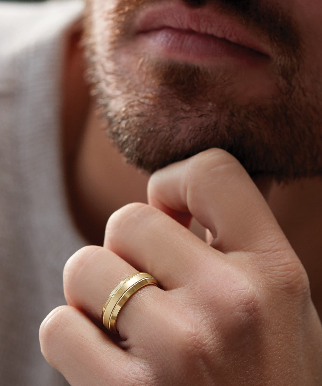 Men’s wedding bands collection at Lu’Ro Jewelers
